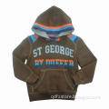 Baby pullover hoodies with 100% cotton french terry